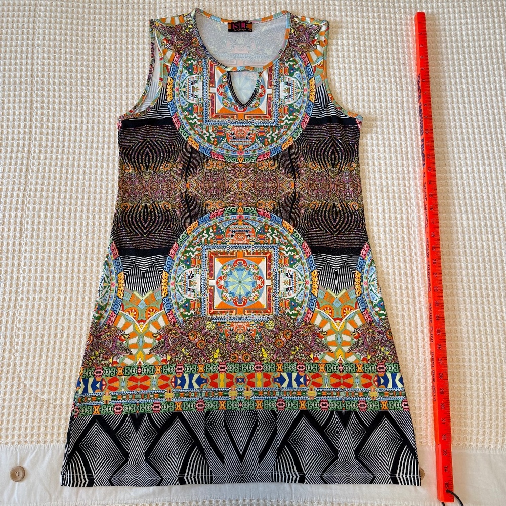 ISLE by Melis Kozan sleeveless dress, medium, multicolor